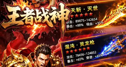王者战神（打工人追梦福利版）角色 传奇 横版 